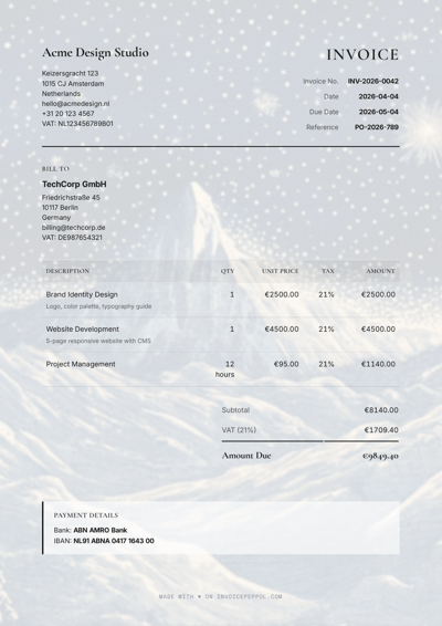 Woodblock Snow · Faded Wash