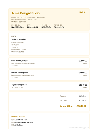 Card Layout — Sunrise