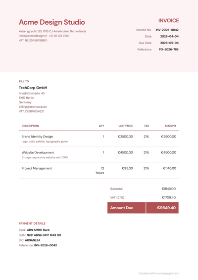 Color Block — Coral