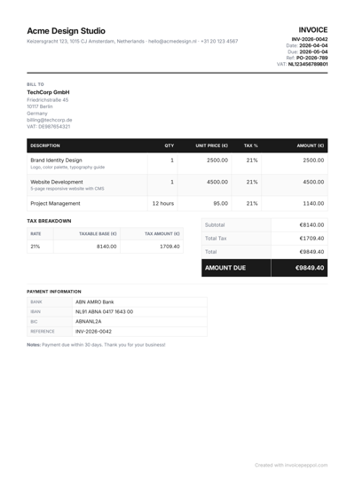 Ledger — Monochrome
