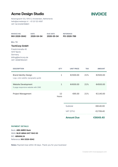 Open Table — Forest