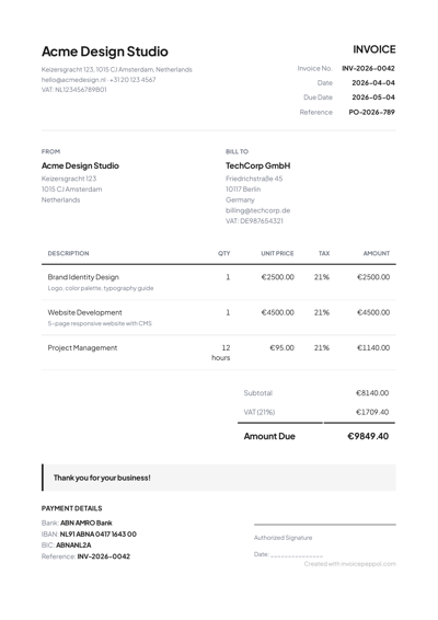 Signature Line — Monochrome