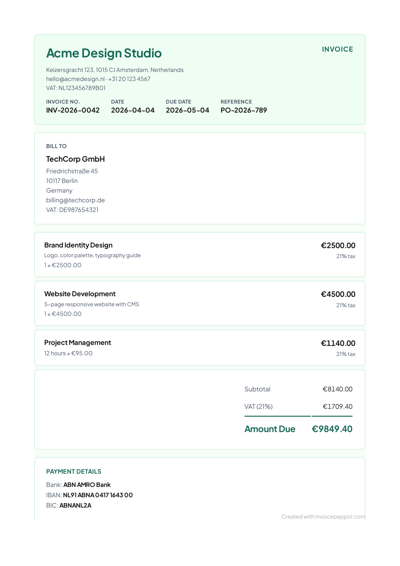 Card Layout — Forest