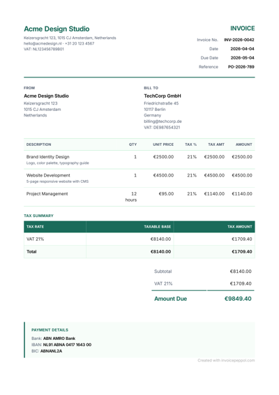 Multi Tax — Forest